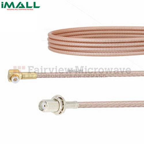 Cáp Snap-On RA MMBX Plug - SMA Female Fairview FMCA1418 (RG316 Coax; 3 GHz )