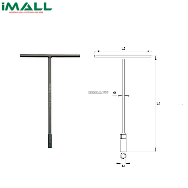 Cờ lê ống điếu chữ T loại dài Yato YT-1574 (11mm)