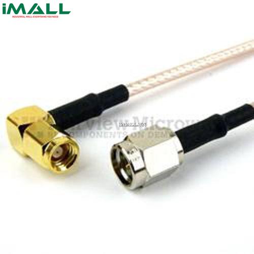 Cáp SMA Male - RA SMC Plug Fairview FMC0228315 ( RG-316 Coax; 3 GHz )