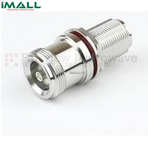 Đầu chuyển đổi Fairview Microwave SM4430 (6 Ghz, Bulkhead 4.1/9.5 Mini DIN Female - N Female, IP67 Mated)