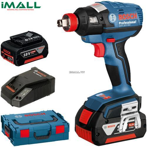 Máy khoan bắt ốc dùng pin BOSCH GDX 18V-EC (SET 4Ah) (06019B91L0)
