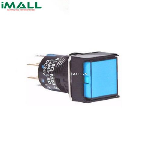 Nút nhấn nhả IDEC AL6Q-M24SC 16mm 24V (Xanh dương)