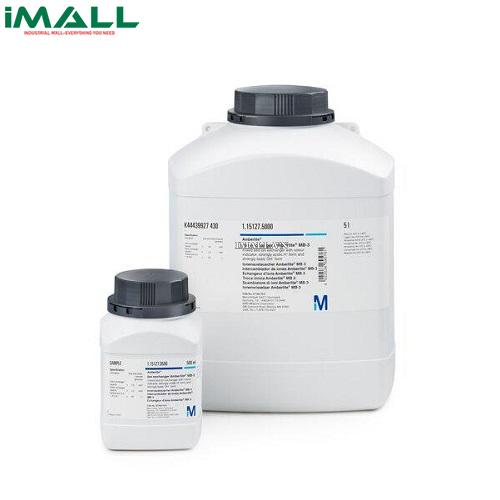 Hóa chất Ion exchanger Amberlite IR-120 (strongly acidic cation exchanger), H⁺ form (Chai nhựa 500ml) Merck 1151310500