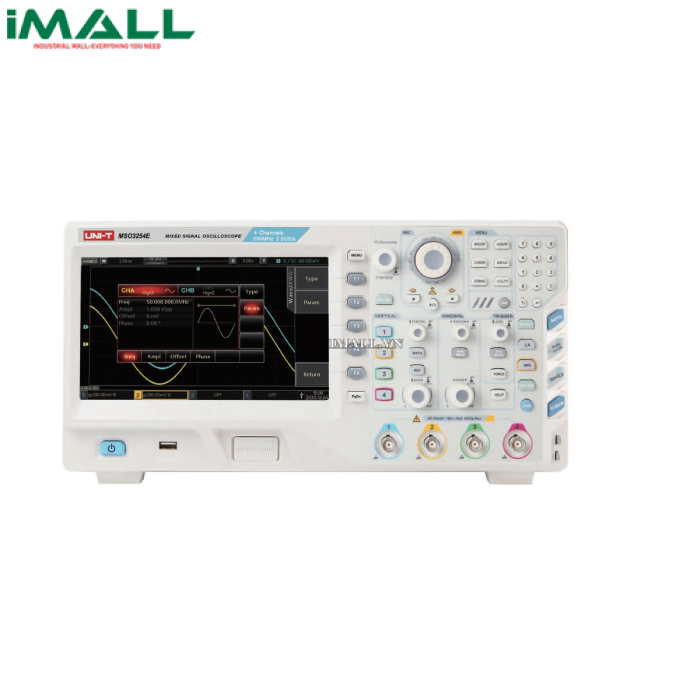 Máy hiện sóng tín hiệu hỗn hợp UNI-T MSO3252E (250Mhz, 2CH analog, 16CH digital)