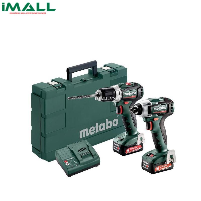 Bộ máy khoan + máy bắt vít không dây METABO COMBO SET 2.7.3 12 V BL (BS BL+SSD BL ) (685168000)