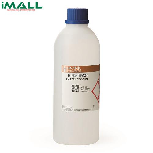 Dung Dịch ISA Cho Điện Cực Kali, 500mL HANNA HI4014-00