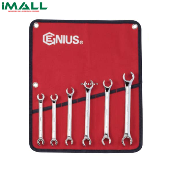 Bộ cờ lê mở đai ốc loe loại bóng 6 chiếc hệ mét GENIUS N-006M (9~21mm)