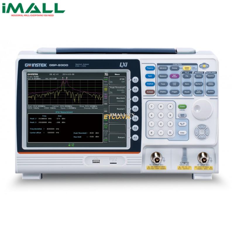Máy phân tích phổ GW INSTEK GSP-9300 TG (9khz ~ 3Ghz, TG)