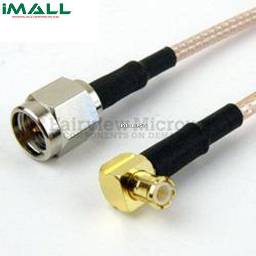 Cáp SMA Male - RA MCX Plug Fairview FMC0217315LF (RG-316 Coax; 3 GHz )