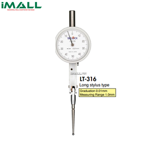 Đồng hồ so chân gập TECLOCK LT-316 (1.0mm/0.01mm)