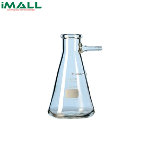 Bình tam giác, có nhánh hút CK 250ml Duran 212013602