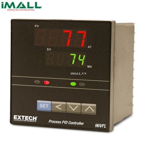 Bộ điều khiển PID nhiệt độ 1/4 DIN với hai đầu ra rơle Extech 96VFL11