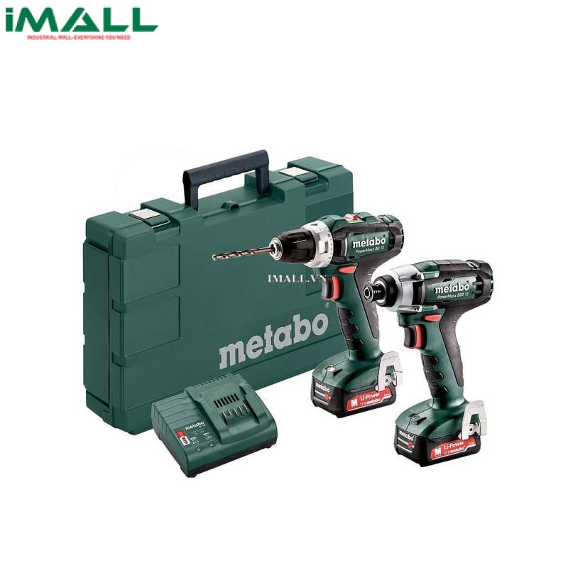 Bộ máy khoan + máy bắt vít không dây METABO COMBO SET 2.7.1 12 V (BS+SSD) (685166000)