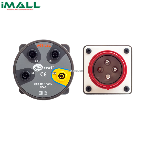 Adapter nguồn ba pha 16 A SONEL AGT-16C (WAADAAGT16C, 4P)