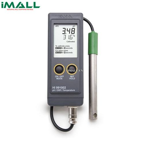 Máy đo pH/ORP/nhiệt độ cầm tay HANNA HI991002 (-2.0~16.0 pH; ±1999 mV; -5.0~105.0°C)