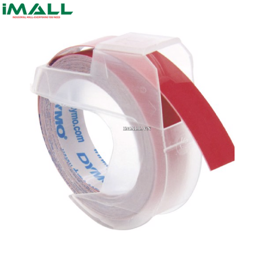 Tem in nhãn đỏ DYMO 63020737 (9mm x 3m)