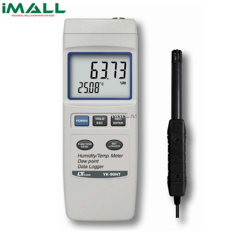 Đo độ ẩm và nhiệt độ môi trường Lutron YK-90HT (50ºC, 95%)
