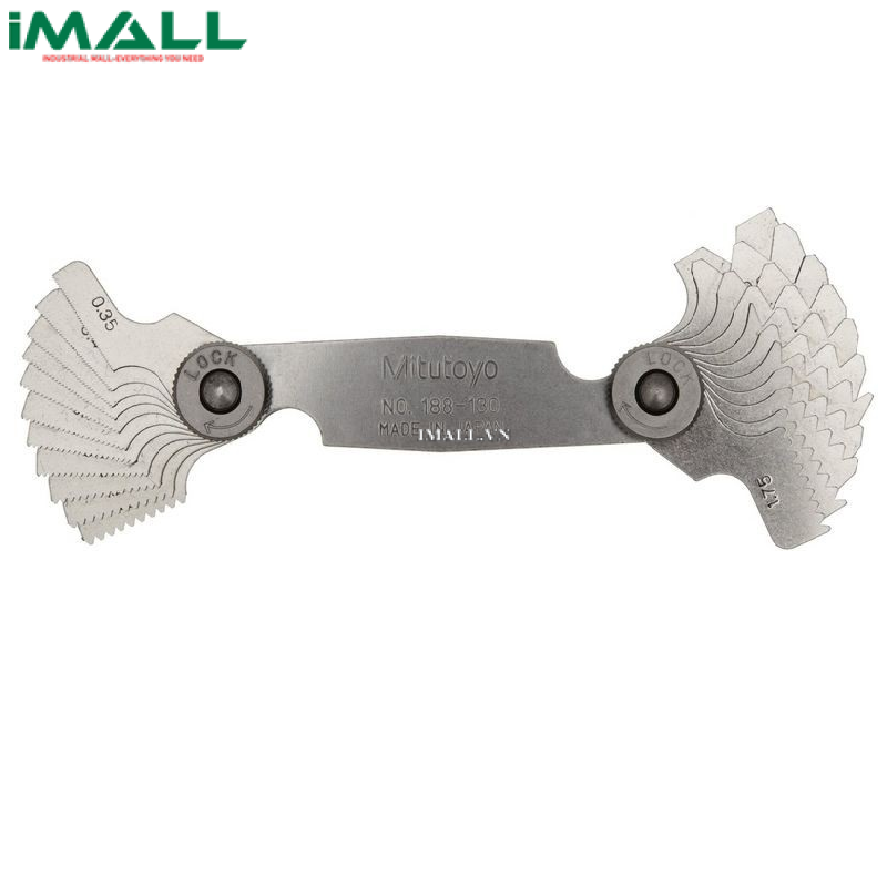 Bộ dưỡng đo ren Mitutoyo 188-101 (4-42 TPI/ 30 lá)
