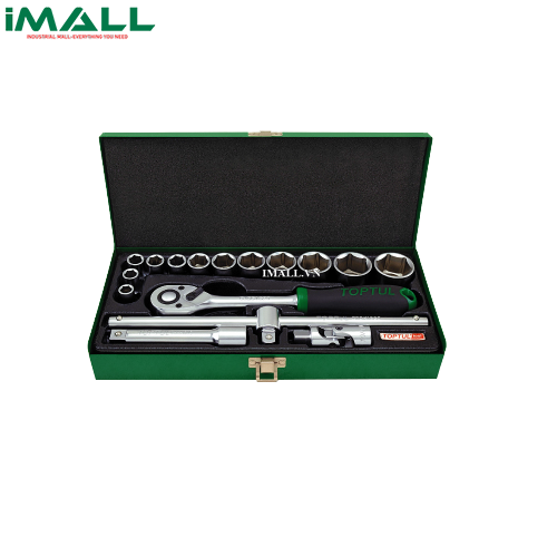Bộ lục giác 1/2" 16 món loại bóng TOPTUL GCAD1605