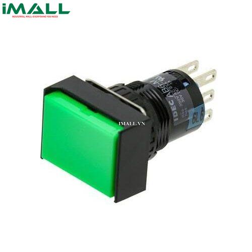 Nút nhấn nhả IDEC AL6H-M24G 16mm 24V (Xanh lá cây)
