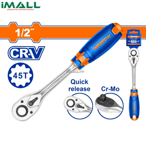 Tay vặn nhanh 1/2" 45T Wadfow WRW1212