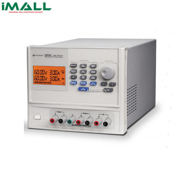 KEYSIGHT U8032A Triple-Output DC Power Supply (60V/3A(2x) & 5V/3A, 375W)