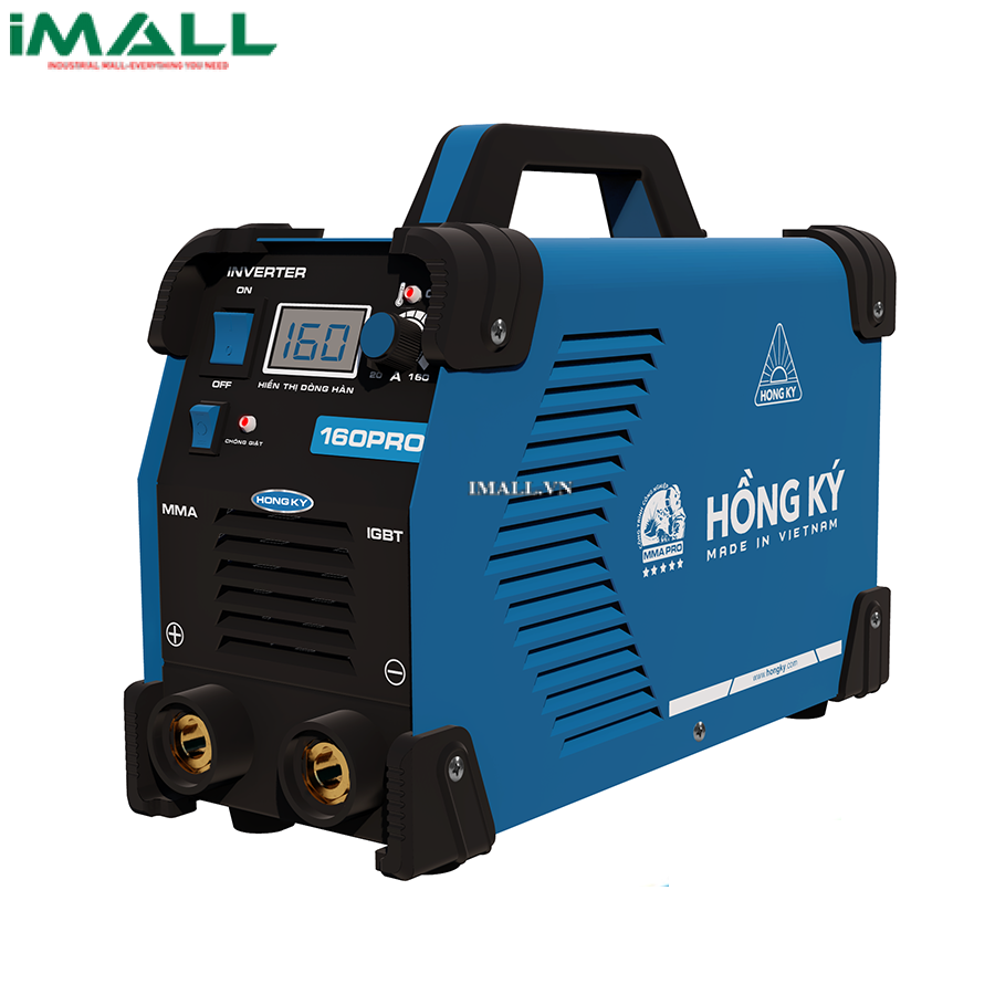 Máy hàn điện tử Hồng Ký MMA 160 PRO (220VAC, 20-160A)