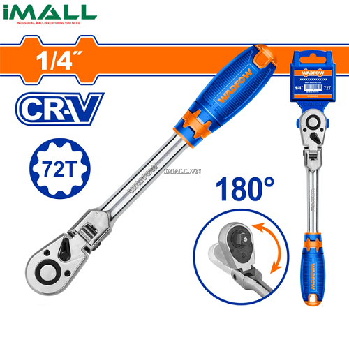 Tay vặn xoay 180 độ 1/4" 72T Wadfow WRW4214