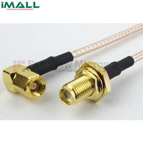 Cáp SMA Female Bulkhead - RA SMC Male Fairview FMC1228315LF (RG-316 Coax; 3 GHz )