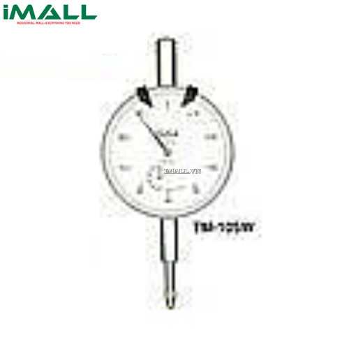 Đồng hồ so TECLOCK TM-105Wf (5mm/0.01mm; Lưng phẳng)