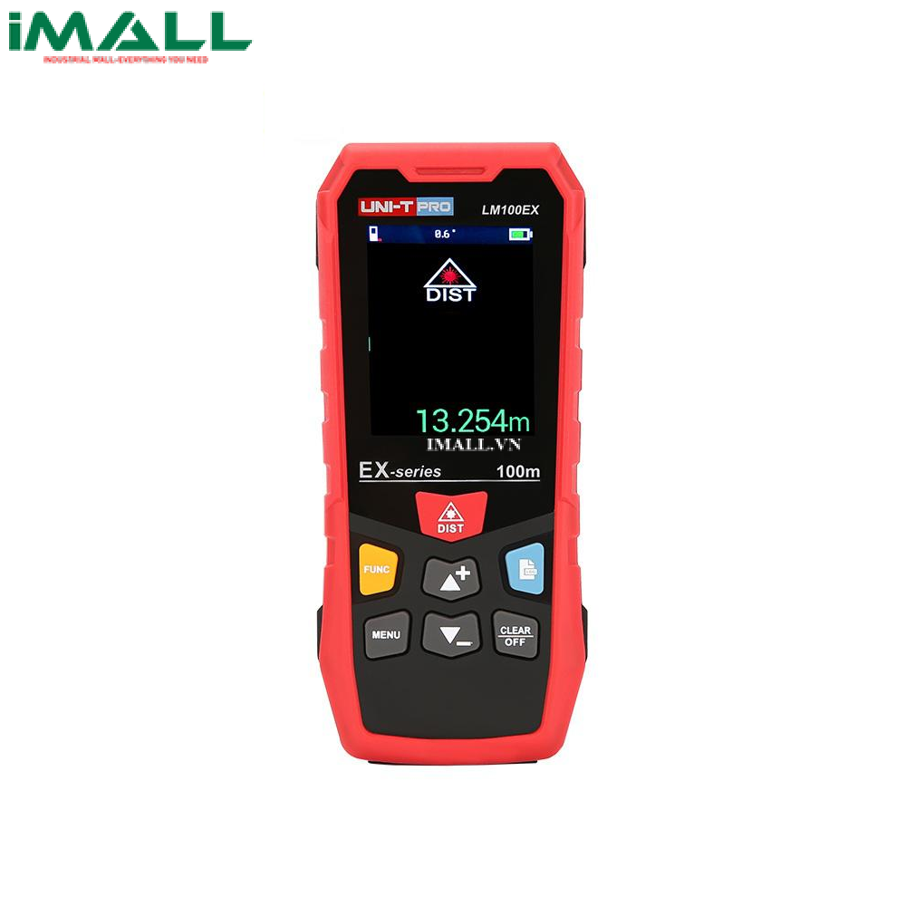 Máy đo khoảng cách UNI-T LM100EX (100m, thử rơi 9.2m, IP65, level số)