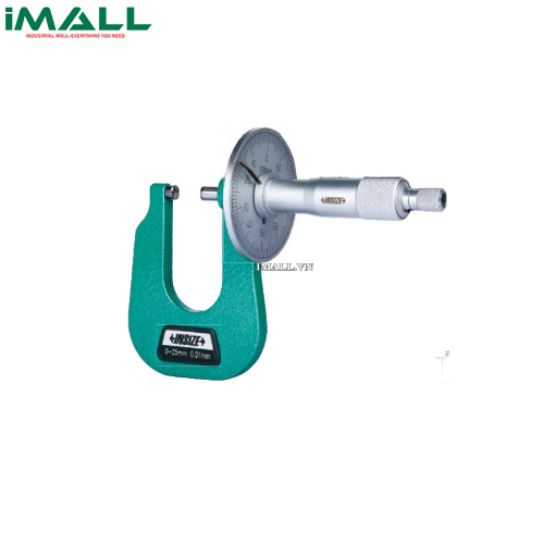 Panme đo độ dày tấm kim loại cơ khí INSIZE 3263-15B (0-15mm/0.01mm)