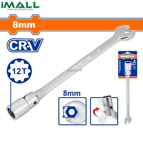 Cờ lê tuýp lắc léo 8mm Wadfow WTH1E08