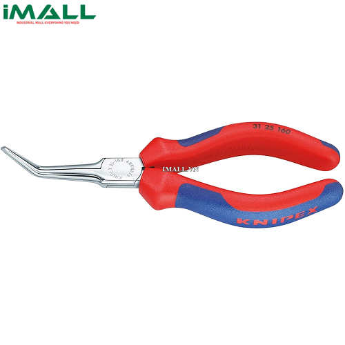 Kìm kẹp má trơn đầu cong 45° (160mm) Knipex 31 25 160