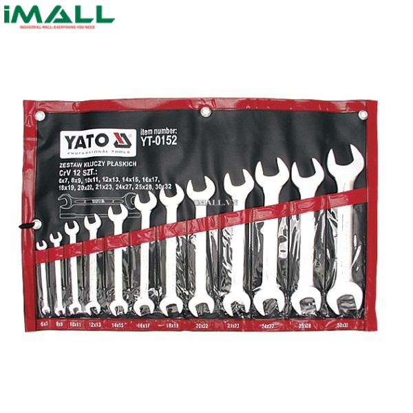 Bộ cờ lê 2 đầu miệng hệ mét 12 chi tiết Yato YT-0152 (6~32mm)