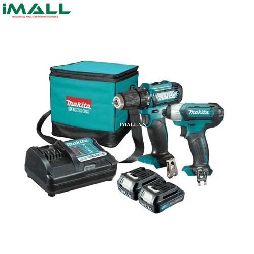 Combo máy khoan vặn vít pin Makita CLX224S ( 12V)