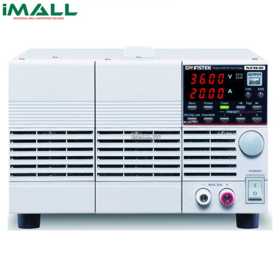 Bộ nguồn lập trình DC GW INSTEK PLR20-36 (20V, 36A, 720W)