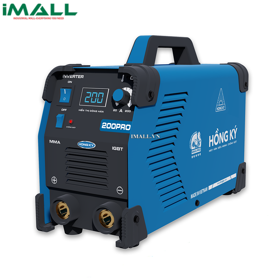 Máy hàn điện tử Hồng Ký MMA 200 PRO ( 220V, 20 - 200A)