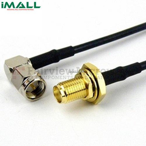 Cáp RA SMA Male - SMA Female Fairview FMC0412174 (RG-174 Coax; 1 GHz )