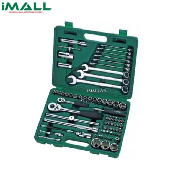 Bộ cờ lê - đầu tuýp 76 chi tiết 76 chi tiết SATA 09519 (1/4 và 1/2inch)