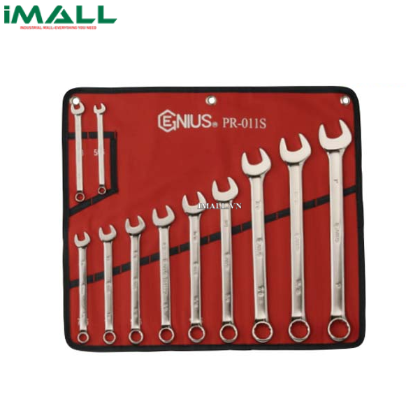 Bộ cờ lê đầu mở đầu tròng loại bóng 11 chiếc hệ inch GENIUS PR-011S
