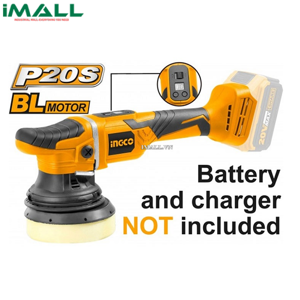 Máy đánh bóng dùng pin Ingco APLI2002 (20V , 125mm)
