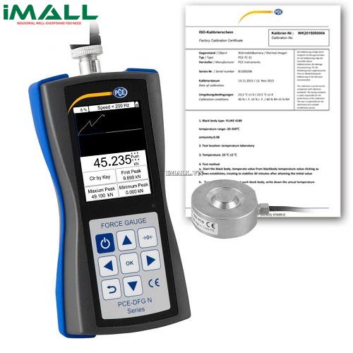 Máy đo lực (0~50 kN; 5 N, kèm Certificate ISO) PCE DFG NF 50K-ICA