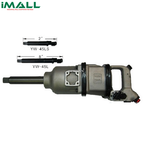 MÁY MỞ ỐC BULONG KHÍ NÉN 1 INCH CỐT DÀI YUNICA YW 45L