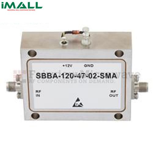 Bộ khuếch đại Fairview SBBA-120-47-02-SMA (47 dB, SMA Female ; 6 GHz - 12 GHz ; 33 dBm P1dB)