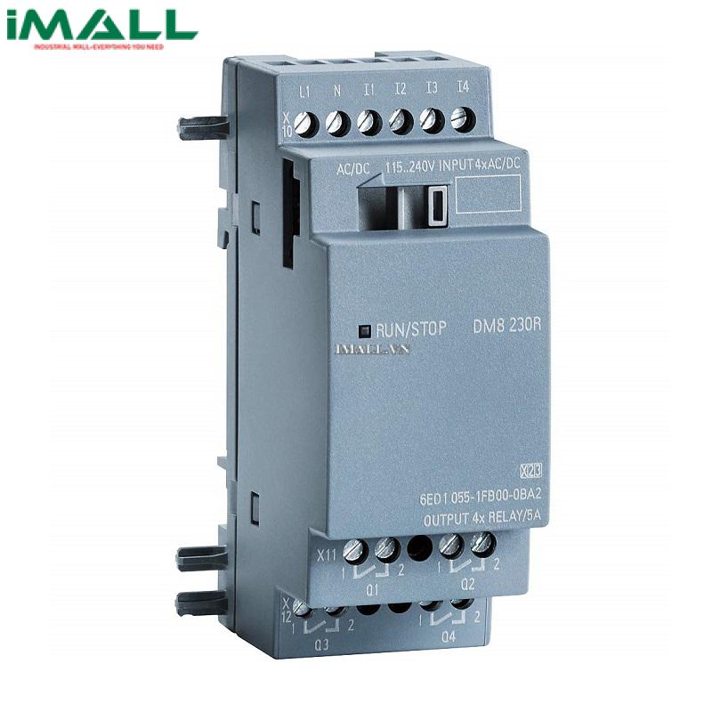 Modul mở rộng LOGO! DM8 230R Siemens 6ED1055-1FB00-0BA2 (4DI/4DO, 230VAC)