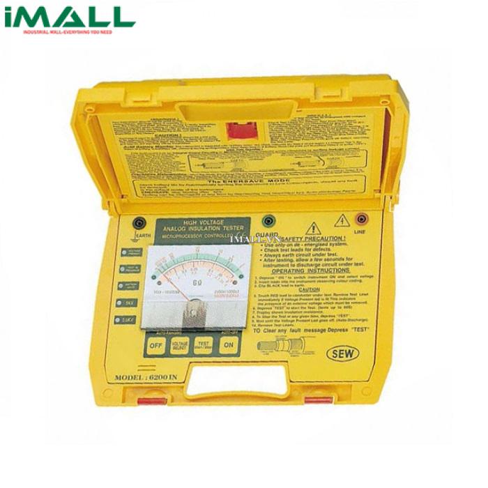 Đồng hồ đo điện trở cách điện SEW 6200 IN (5000VDC, 0-200GΩ)