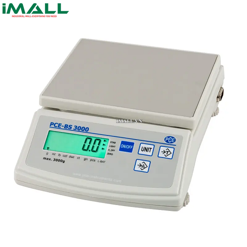 Cân đếm (3000 g / 3 kg / 6,61 lb / 105,82 oz) PCE BS 3000-ICA