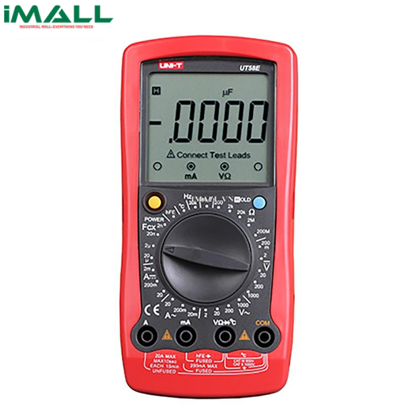Đồng hồ vạn năng số UNI-T UT58E (DC/AC 20A, đo nhiệt độ)