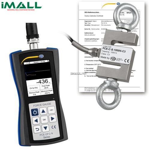 Máy đo lực ( 0~1,000 N; 0,5 N, kèm Certificate ISO) PCE DFG N 1K-ICA